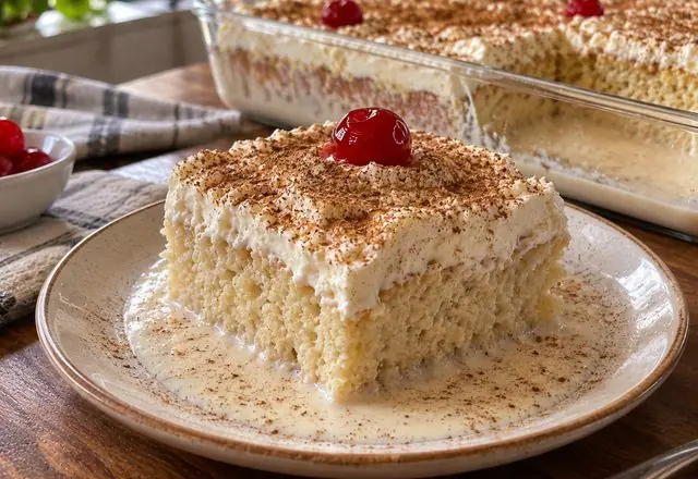 Torta tres leches, receta con productos de Distribuciones Caquetá
